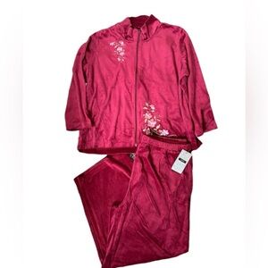 Kaktus Velvet 2pcs suit size 2X